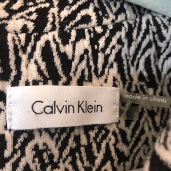Calvin Klein Black & Tan Professional Dress - Picture 3 of 5